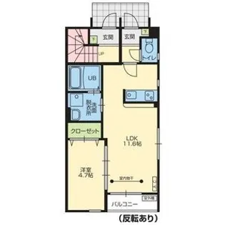 Lucent(ルーセント) 浪江【1階】の間取り