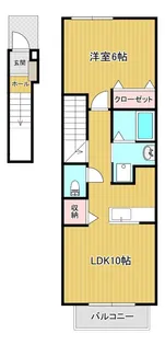 アヴェニュー【2階】の間取り