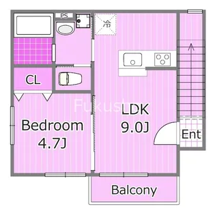 エスペランサ【2階】の間取り
