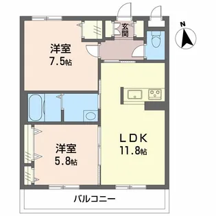 花音【2階】の間取り