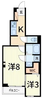 BLESS青砥B【1階】の間取り