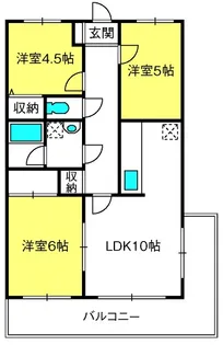 STレジデンス【2階】の間取り