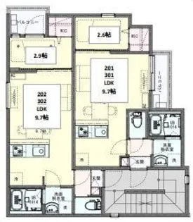 KLEIS立石【1階】の間取り