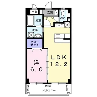 サンリット【4階】の間取り