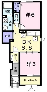 フォルテIII(forte)【1階】の間取り