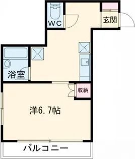 ベルフォレスト【2階】の間取り