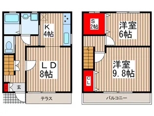 埼玉県朝霞市根岸台2【一戸建】の間取り