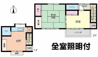 神奈川県横浜市戸塚区戸塚町【一戸建】の間取り