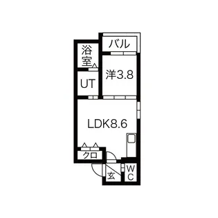 グランフォート【1階】の間取り