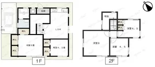 兵庫県神戸市北区唐櫃台4【一戸建】の間取り