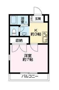 セントポーリア八景水谷【3階】の間取り