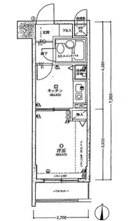 ライオンズプラザ川崎II【2階】の間取り