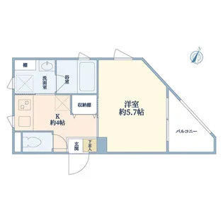 KAMINOGE The α【3階】の間取り