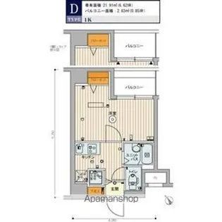 東京都豊島区南長崎6【マンション】の間取り