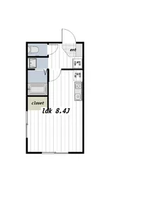 メゾン・ド・ルミエール国府台【1階】の間取り