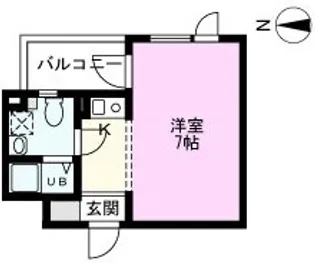 カーサ大戸【3階】の間取り