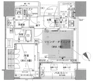 パークタワー池袋イーストプレイス【6階】の間取り