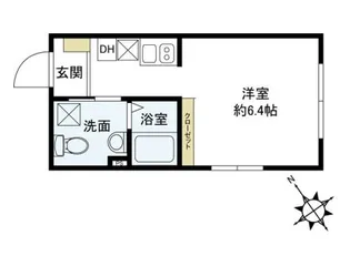 コンフォーリア門前仲町【4階】の間取り