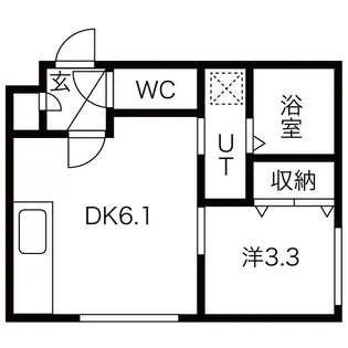 ovest KOTONE(発寒4-1)【3階】の間取り