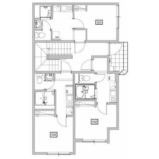 OPEN RISE尾久銀座I【1階】の間取り