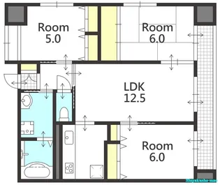 ワイビル【9階】の間取り
