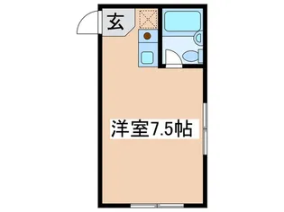 木村ハイム【1階】の間取り