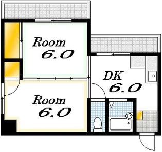 第2木村ビル【6階】の間取り