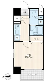 東京都品川区東五反田2【マンション】の間取り