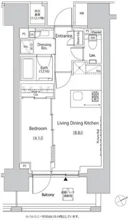 ザ・パークハビオ目白タワー【2階】の間取り