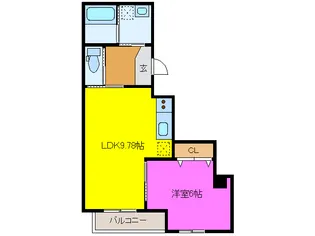 グランドガーデン ボンサンテ【8階】の間取り