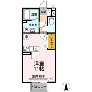 グレイスガーデン B【2階】の間取り