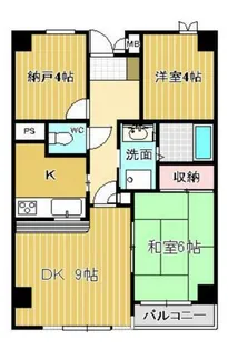 ノバ相模原【3階】の間取り