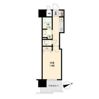 宮城県仙台市宮城野区榴岡5【マンション】の間取り
