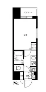トーシンフェニックス芝浦ベイフォート【2階】の間取り