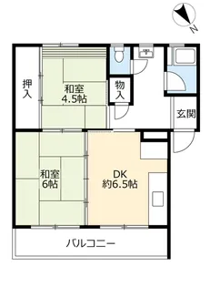 UR徳力【2階】の間取り