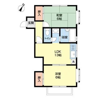 相里エイトI【2階】の間取り