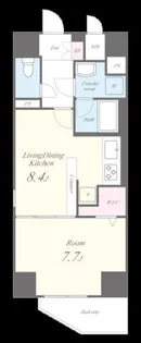 Prime Cozy【14階】の間取り