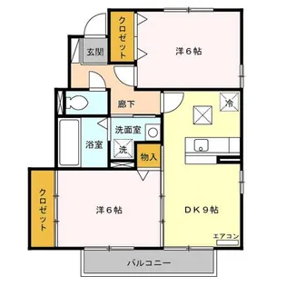 マハエ・セゾン【1階】の間取り