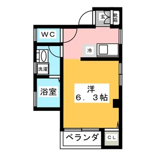 西野コーポ2【2階】の間取り