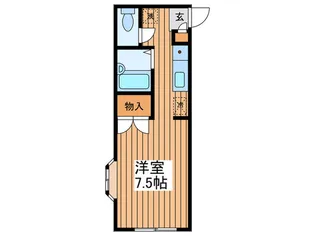 アルカンスイエル西台【1階】の間取り