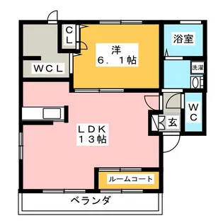 Villa白川II【2階】の間取り