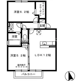 N’sBLANC B・C・D棟【2階】の間取り