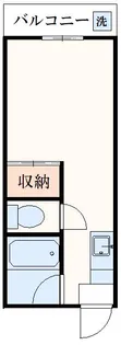 帝京マンション【2階】の間取り