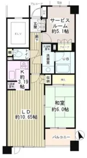 クラッサ調布【3階】の間取り