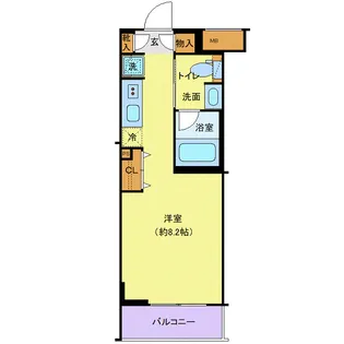 ジェノヴィア東向島IIIスカイガーデン【4階】の間取り