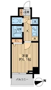 HF早稲田レジデンスII【4階】の間取り