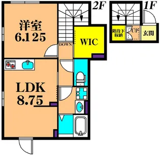オプティマム【2階】の間取り