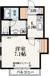 メゾン静【1階】の間取り