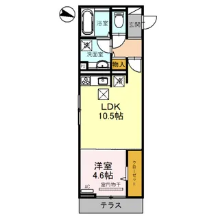 メゾンラフィーネ【1階】の間取り