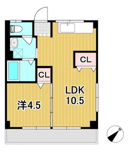 たちばなマンション【2階】の間取り